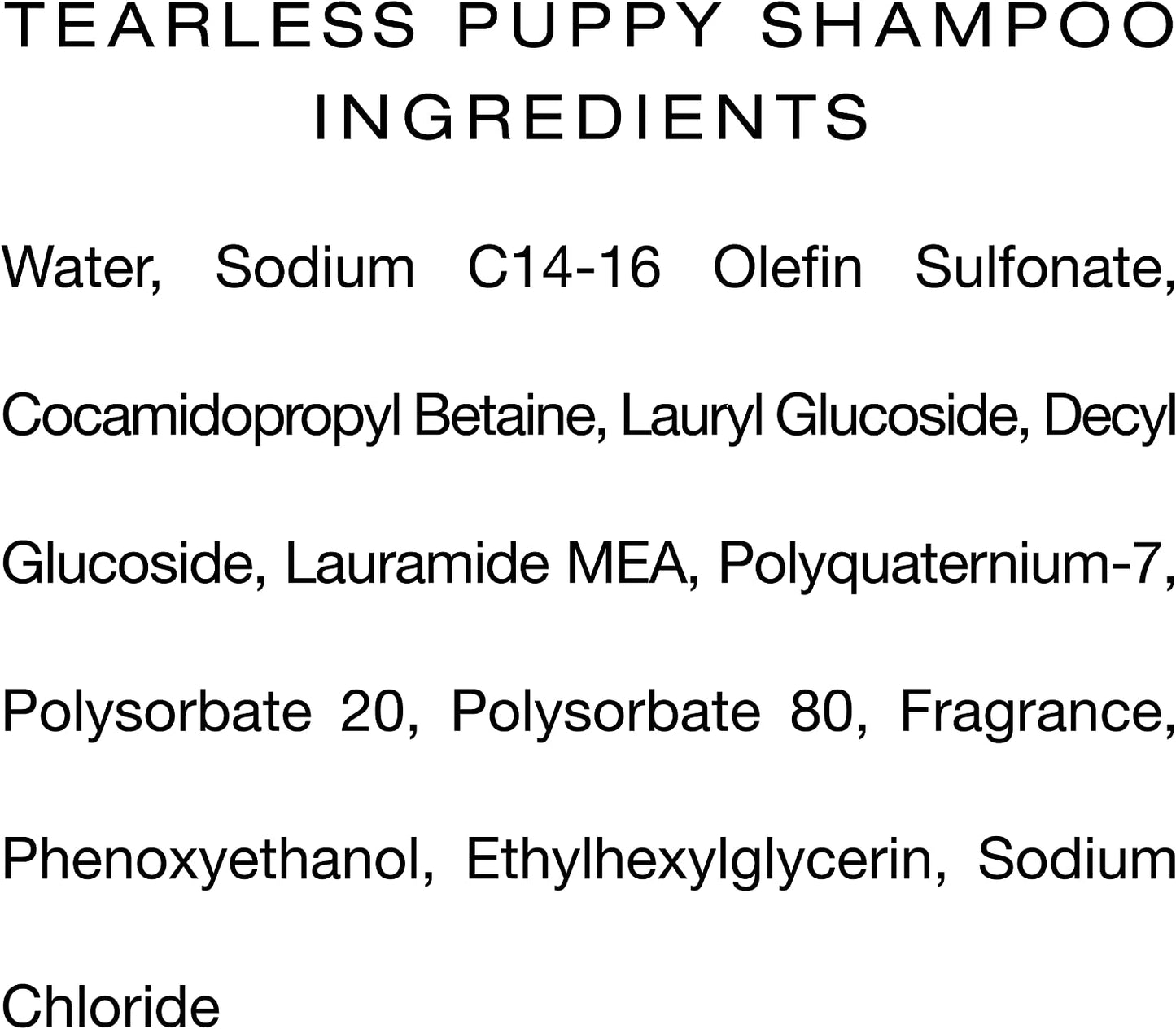 - Everyday Natural Luxury Tearless Puppy Shampoo - Cotton + Fresh Orchid - Sulfate & Paraben Free Formula - Gentle Pet Shampoo for Dogs of All Ages & Coat Types - Made in the USA - 16 Oz